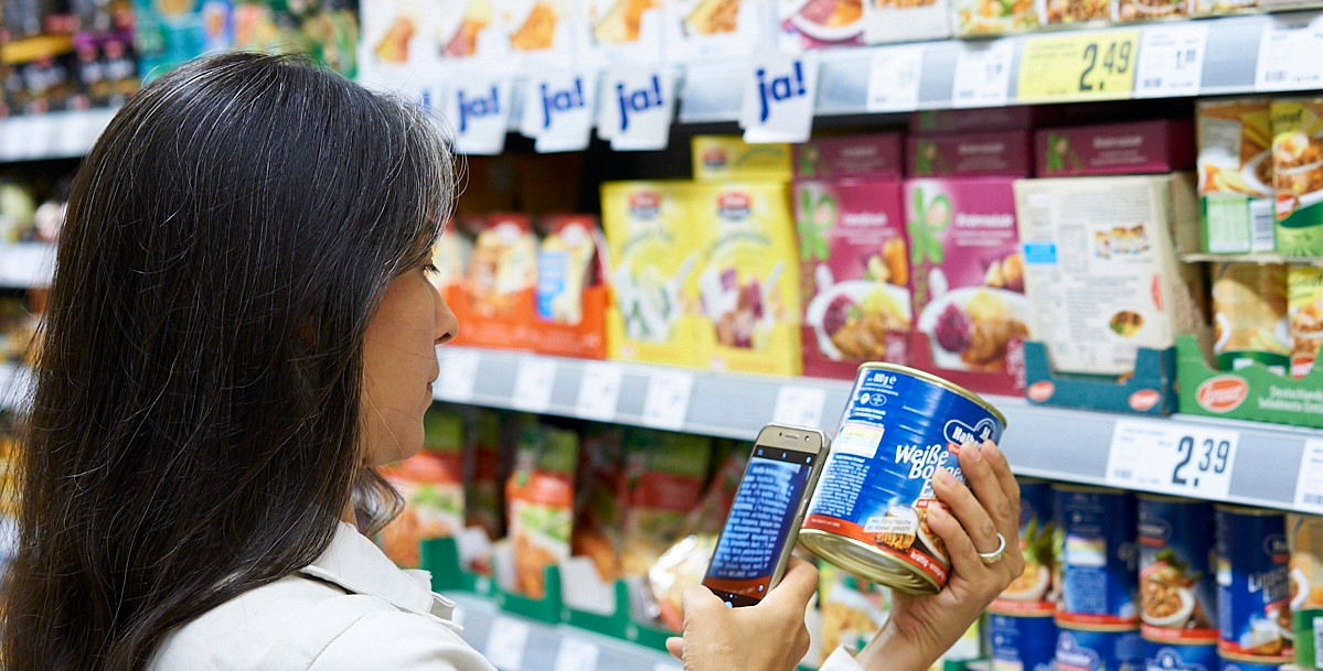 CheckWise in the supermarket